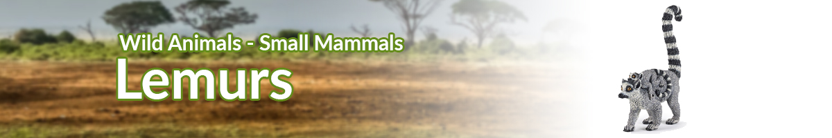 Wild Animals Lemurs banner - Click here to go back to Wild Animals