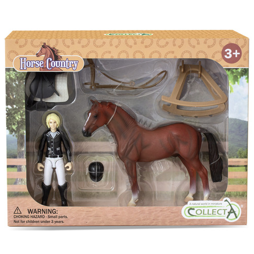 CollectA Lady Tournament Rider & Accessories Set | Model Horse Starter ...