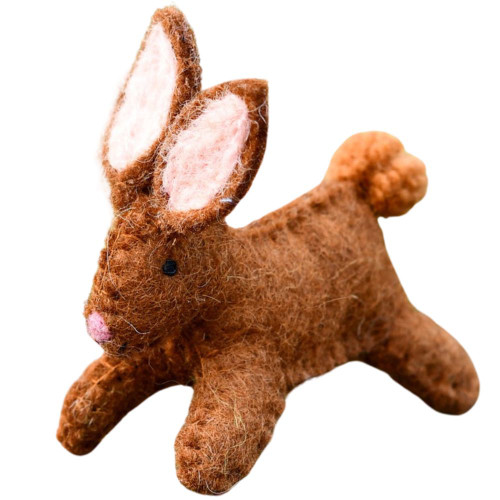 Tara Treasures Felt Rabbit Toy | Felt Animal Toys Australia
