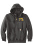 TC FFA Chapter Carhartt Rain Defender Hooded Zip Mock Sweatshirt