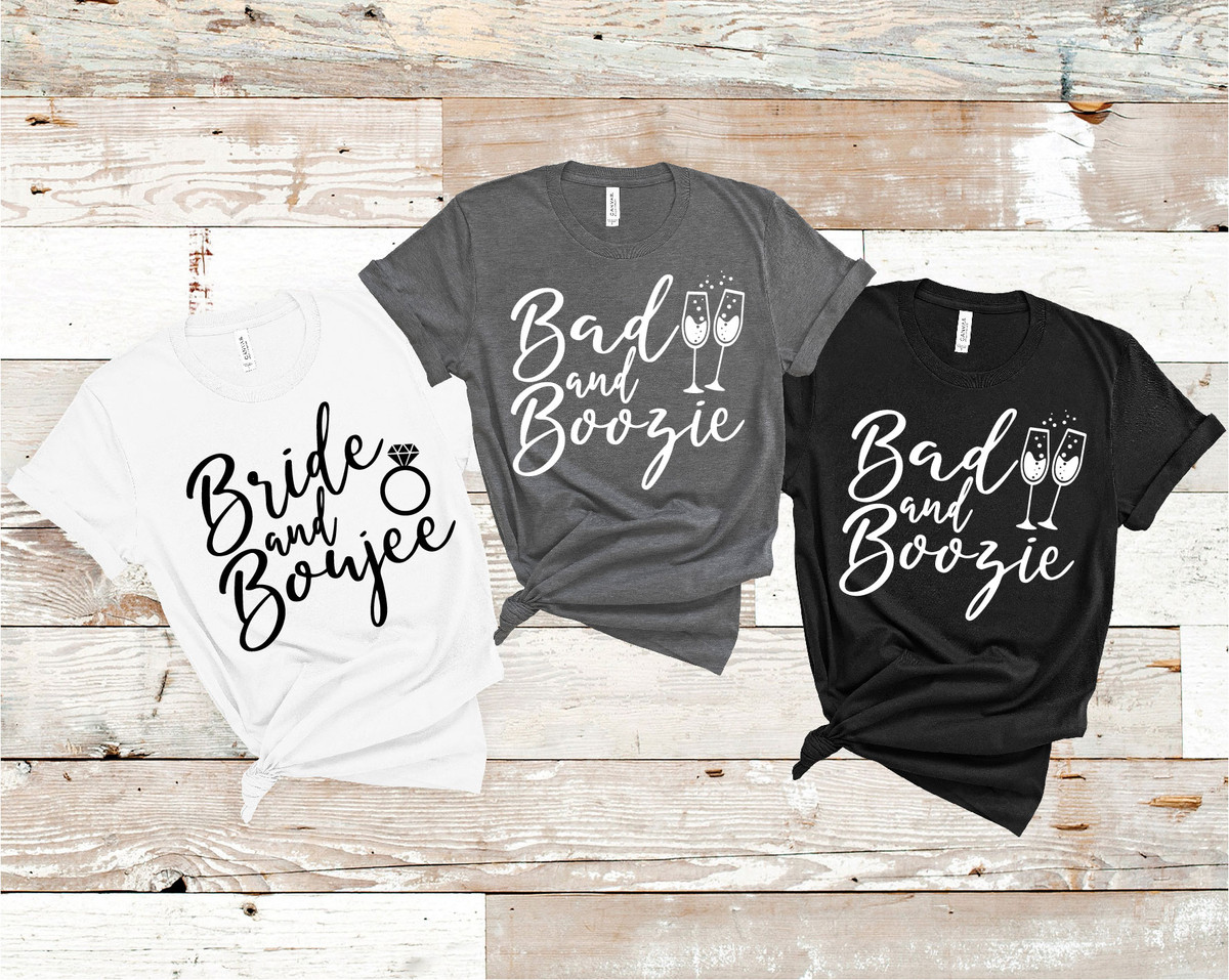 Bride Boujee Wedding Party Tees