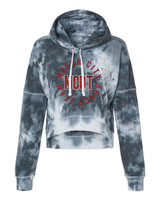 MCDT Glitter Crop Hooded Sweatshirt