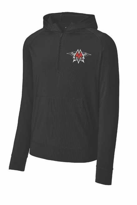 Mohawk Hockey Women's Sport-Wick 1/2 Zip Hoodie