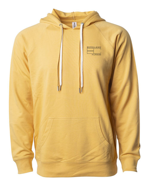 B+C Lightweight Hooded Sweatshirt