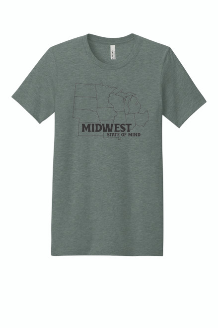 Midwest state of mind shirt