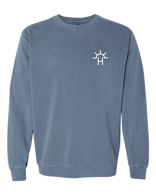 Sunrise H Comfort Colors Crewneck Sweatshirt