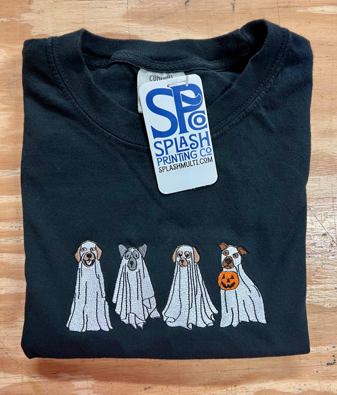 Ghost Dog Embroidered Tee