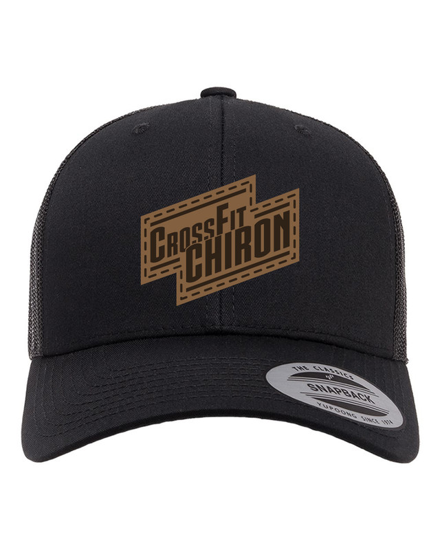 Chiron Snapback Leather Patch Hat