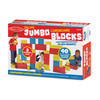 Melissa & Doug Jumbo Extra-Thick Cardboard Building Blocks - 40 Blocks in 3 Sizes