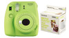 Fujifilm Instax Mini 9  Lime Green Instant Camera with 60 Film Pack