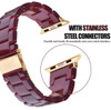 Burgundy Resin Band Bracelet for Apple Watch Series 4/3/2/1 (38mm/40mm)