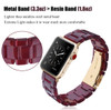 Burgundy Resin Band Bracelet for Apple Watch Series 4/3/2/1 (42mm/44mm)