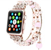 LUXE Pink Beaded Elastic Band for Apple Watch 42MM Series 5/4/3/2/1