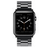 LUXE Black Metal Link Stainless Steel Band for Apple Watch 38MM Series 5/4/3/2/1