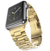 LUXE Gold Metal Link Stainless Steel Band for Apple Watch 38MM Series 5/4/3/2/1