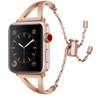 LUXE Rose Gold Metal Band Bracelet for Apple Watch 38mm Series 4/3/2/1