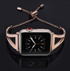 LUXE Rose Gold Metal Band Bracelet for Apple Watch 42mm Series 4/3/2/1