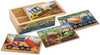 Melissa & Doug Wooden Jigsaw Puzzles in a Box - Construction