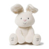 Baby Flora The Bunny Animated Plush Stuffed Animal Toy, Cream, 12"