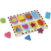 Melissa & Doug Shapes Wooden Chunky Puzzle (8 pcs)