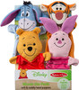 Melissa & Doug Winnie The Pooh Soft & Cuddly Hand Puppets Plush