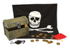 Melissa & Doug Wooden Pirate Chest Pretend Play Set