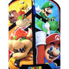 Nintendo Super Mario Bros 16 Inch Polyester School Backpack with Front Zipper and two Side Mesh Pockets