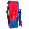 Nintendo Super Mario Red 5pc 16" School Backpack Set with a lunch bag, water bottle, carabiner clip & ID holder, Blue