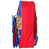Nintendo Super Mario Red 5pc 16" School Backpack Set with a lunch bag, water bottle, carabiner clip & ID holder, Blue