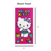 Northwest Hello Kitty Microfiber Beach Towel, 30" x 60", Hello Beach