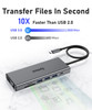 Syntech 14 in 1 Laptop Docking Station USB C Docking Station Dual Monitor for MacBook, Dell, HP, Surface Laptop,USB C Hub Multiport Adapter Dongle with Dual HDMI+VGA+PD+Ethernet+TF USB C Port Audio