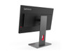 Lenovo ThinkVision P24QD-40 Monitor - Flat - 2560 x 1440 - 23.8Inch - 6Ms response time - 120 Hz refresh rate, Eclipse Black