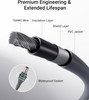 STARWARE Starlink Mini Cable 3M/9.8FT, 100W Input Waterproof USB C to DC Power Cable with LED Light for Starlink Mini Accessories