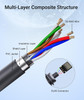 STARWARE Starlink Gen 3 Cable, 15M/49FT Replacement Generation 3 Cable for Standard V3 Kit and Accessories, Waterproof Outdoor Starlink Ethernet Cable with Retainer, Gray
