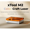 xTool M2 Color Craft Laser 10W Deluxe Bundle with CMYK Inkjet Print Head, and RA3 Lite Rotary