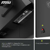 MSI MAG 321CUPDF 32-inch 3840 x 2160 (UHD) Gaming Monitor, 320Hz, FreeSync Premium, HDMI, DisplayPort,, 0.5ms, Black
