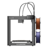 Flashforge Creator 5 4-Toolheads Multi-Color 3D Printer | 500% Faster, Zero Purge Waste