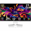 MSI MAG 272QPW QD-OLED X28 27-inch 2560 x 1440 (QHD) Gaming Monitor, 280Hz, Adaptive-Sync, HDR Ready, HDMI, VGA Port, VESA Mountable, Tilt, 4-Side Slim Bezel, 0.03ms, White