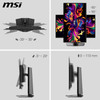 MSI MAG 274QP QD-OLED X24 27-Inch WQHD Gaming Monitor, 2560 x 1440 Quantum Dot OLED Panel, 240Hz, 0.03ms, Black