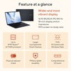 ASUS VivoBook 18 M1807, 18" Copilot+ PC Laptop, AMD Ryzen AI 9 465,32GB RAM, 1TB SSD, Win 11 H, M1807GA-DS99