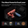 xTool F2 Ultra 60W MOPA Fiber Laser Engraver with an Auto Streamline™ Conveyor, RA3, and  SafetyPro™ AP2 Deluxe Bundle