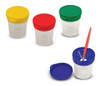 Melissa & Doug Spill-Proof Paint Cups - 4-Pack, Airtight Seal, Snap Lids