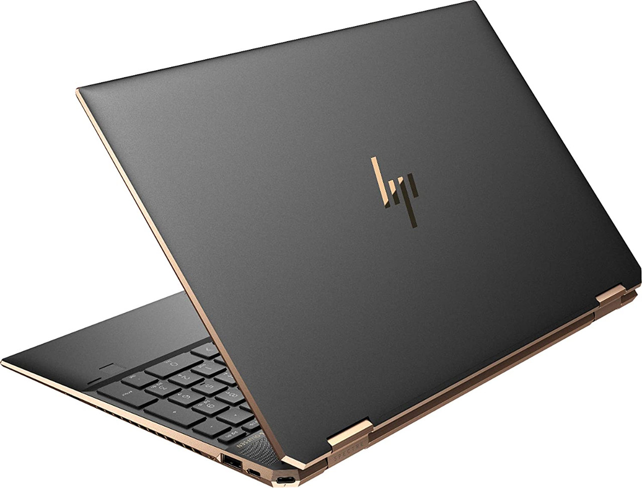 HP Spectre X360 15.6-inch 4K UHD Touchscreen 512GB SSD + 32GB Optane 11th Gen i7 RAM, Quad-Core i7-1165G7, Windows 10 3840 x 2160 Resolution) Nightfall Black, 15-EB1043DX (Renewed) - Mobile