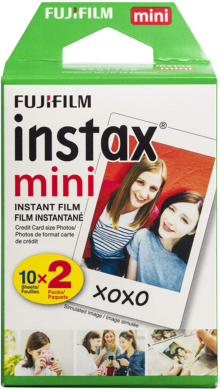  Fujifilm Instax Mini 11 Instant Film Camera, Ice White - with  Fujifilm instax Mini Instant Daylight Film Twin Pack, 20 Exposures :  Electronics