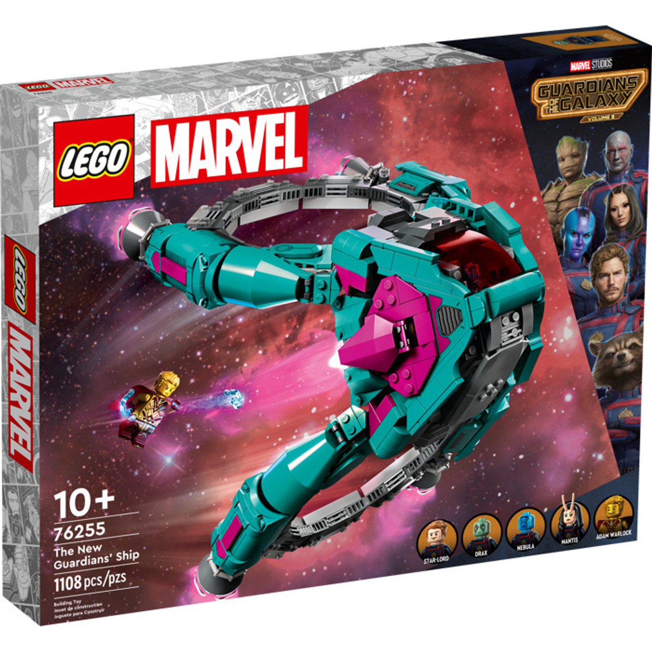 LEGO Marvel Baby Rocket's Ship 76254 Buildable Spaceship Toy from Guardians  of the Galaxy 3 Featuring Rocket Raccoon and Baby Rocket Minifigures,  Collectible Super Hero Toy Gift for Kids Ages 8 and