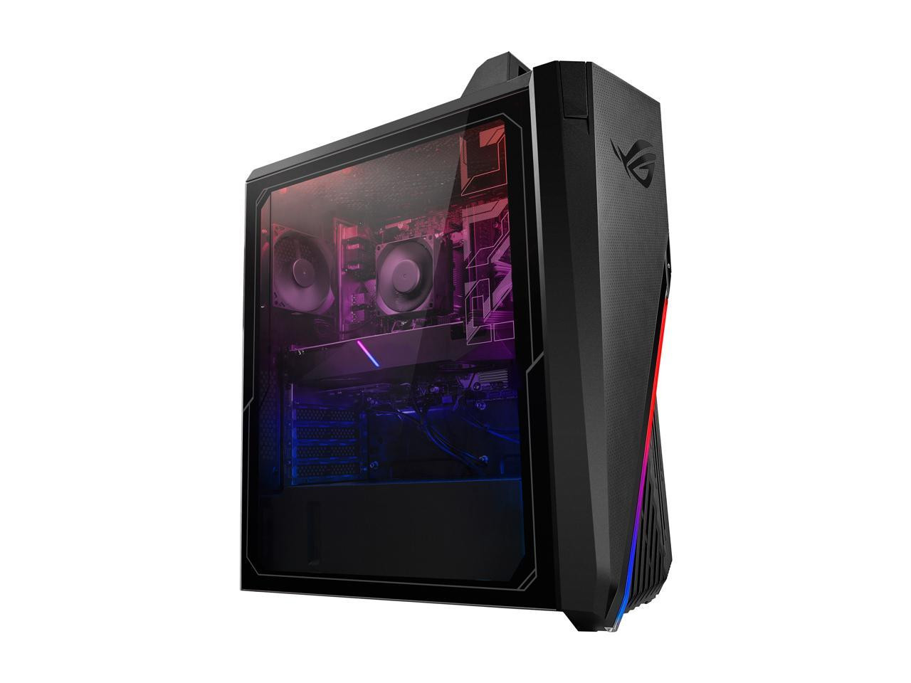 Asus Rog Strix Ga15dh Gaming Desktop Pc Amd Ryzen 5 3600x Amd Radeon 5700xt Graphics 8gb Ddr4