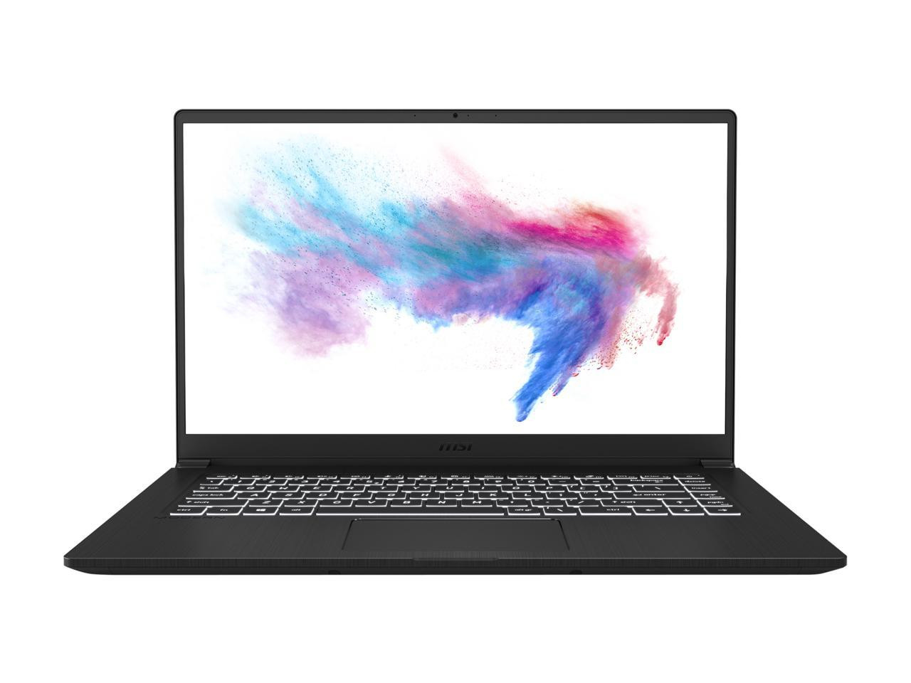 MSI Laptop Modern 15 A10M-261 Intel Core i7 10th Gen 10510U (1.80 GHz) 16  GB Memory 512 GB NVMe SSD Intel UHD Graphics 15.6 Windows 10 Pro 64-bit