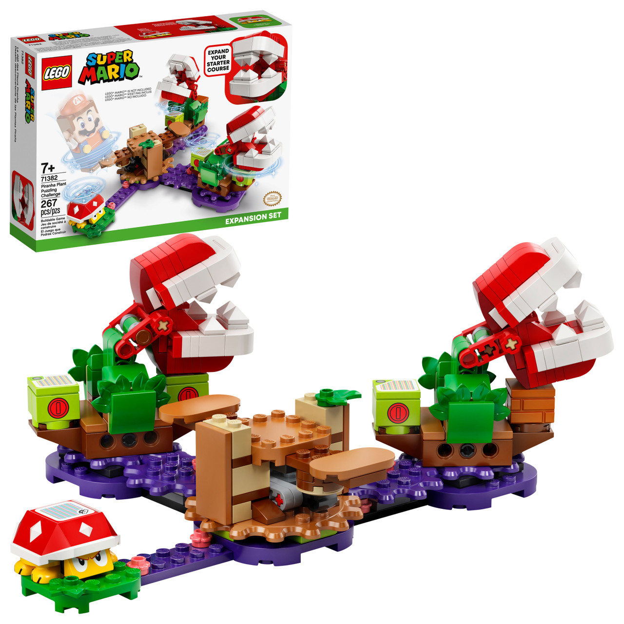 LEGO Super Mario Piranha Plant Puzzling Challenge Expansion Set