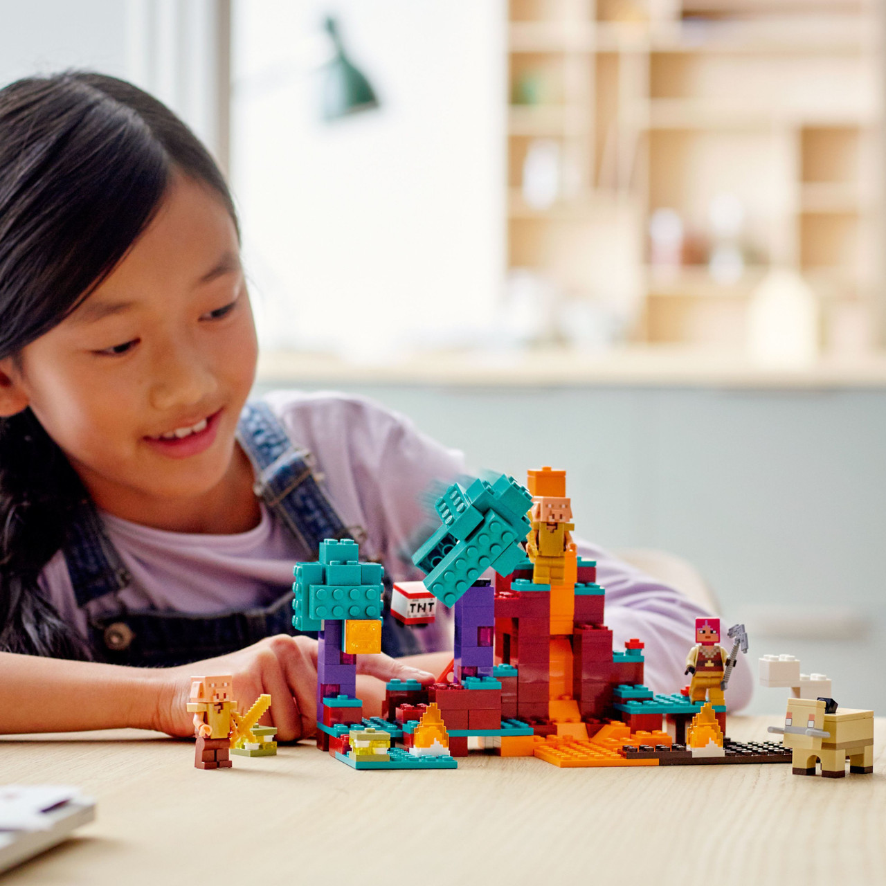 LEGO Minecraft The Warped Forest 21168 Minecraft Nether Playset (287