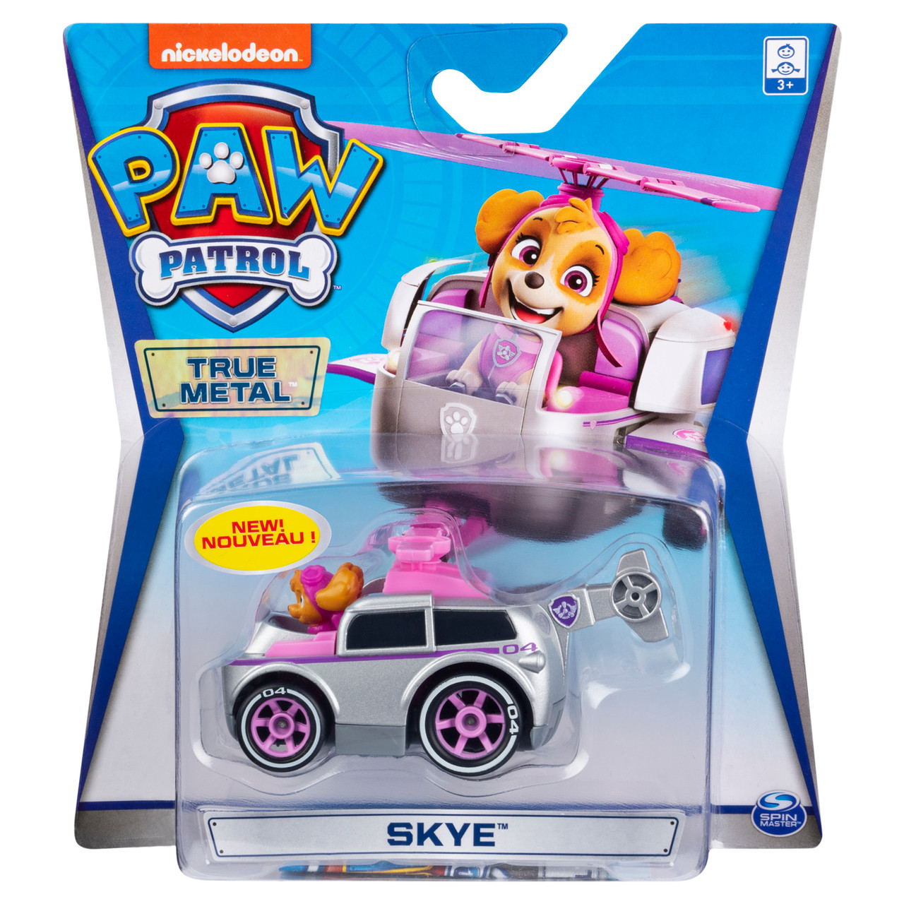 PAW Patrol, True Metal Skye Collectible Die-Cast Vehicle, Classic Series -  Mobile Advance